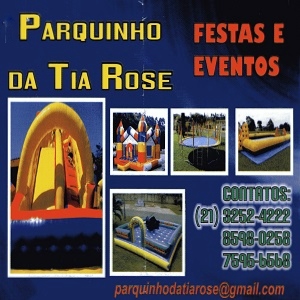 Parquinho da Tia Rose - Festas e Eventos!