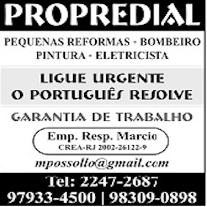 Propredial - Reformas ,Bombeiro RJ ,Pintura ,Eletricista RJ