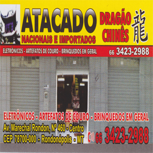 ATACADO DRAGÃO CHINÊS NACIONAIS E IMPORTADOS