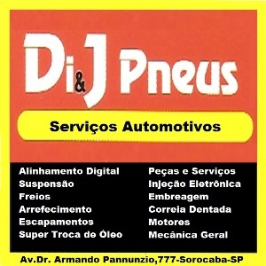Serviços Automotivos-Alinhamento,Suspensão,Freios-Di&J Pneus