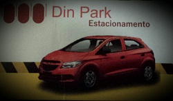 Estacionamento é na Din Park Estacionamento