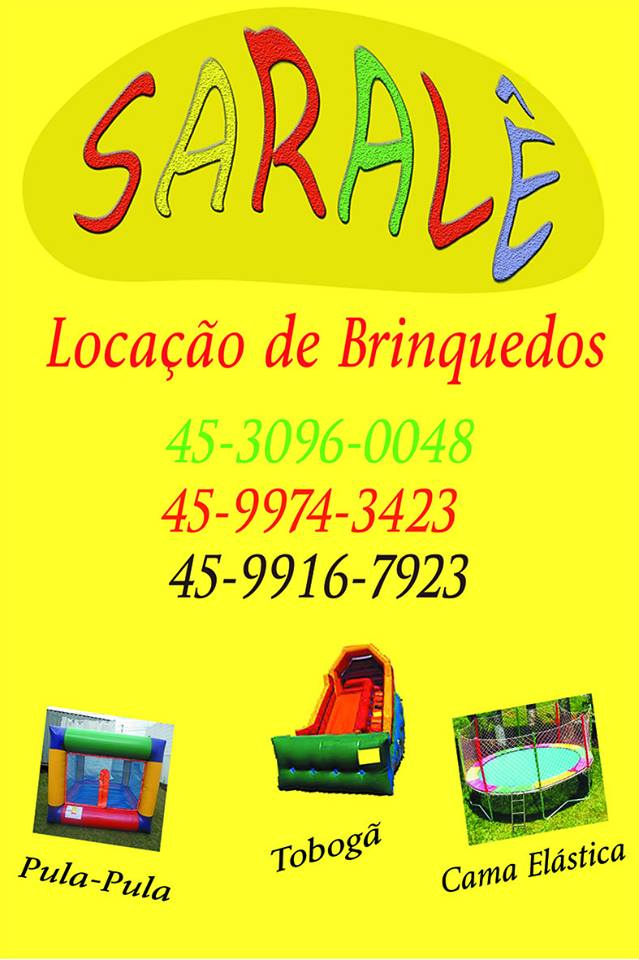SARALÊ LOCAÇÃO DE BRINQUEDOS