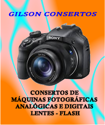 Gilson Consertos | Máquinas Fotográficas Analógicas Digitais