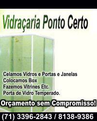 Vidraçaria Ponto Certo - Vitrine, Box, Portas e Janelas 