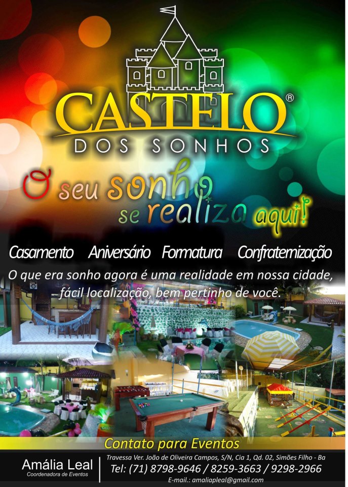 Castelo dos Sonhos - Casamentos Aniversários Formaturas