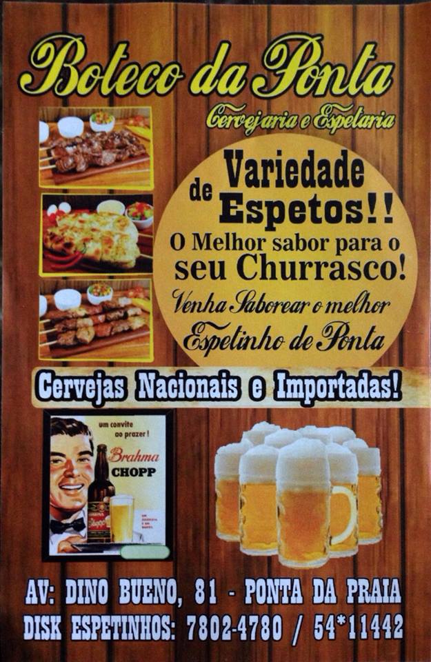 Boteco da Ponta Cervejaria e Espetaria - Só Alegria