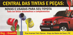 Central das Tintas e Peças tintas automotivas