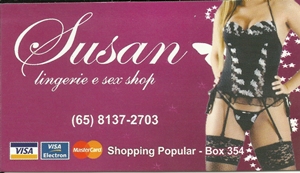 Susan Lingerie e Sex Shop 