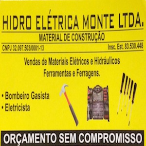 Ferramentas e Ferragens - HIdro Elétrica Monte Ltda