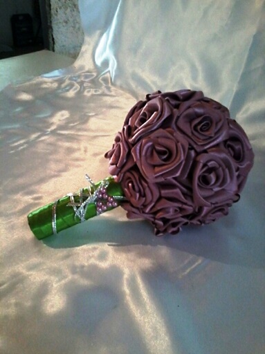 Buquê de Cetim Rose